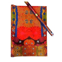 Aboriginal design Handmade Gift Wrapping Paper (1m Roll) - Travelling Through Country