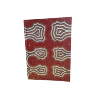 Aboriginal Art BLANK A5 Journal - Grandfather Dreaming (Carton 56)