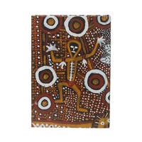 Jilamara Aboriginal Art A5 Ruled Journal - Old Warrior