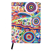 Utopia Aboriginal Art PU Leather A5 Ruled Journal - My Mother's Story