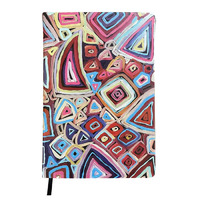 Utopia Aboriginal Art PU Leather A5 Ruled Journal - Untitled