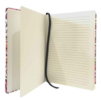 Utopia Aboriginal Art PU Leather A5 Ruled Journal - Firesparks (Yellow)