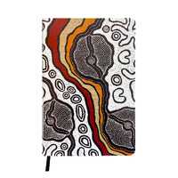 Utopia Aboriginal Art PU Leather A5 Ruled Journal - My Country