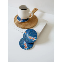 Koh Living Aboriginal Art Ceramic Coaster (Single) - Seven Sisters