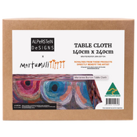 Martumili Aboriginal design Table Cloth -'Detail from 'Punmu waterholes'