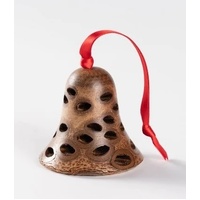 Handmade Banksia Xmas Decoration [shape: Xmas Bell]