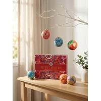 Beautiful Journey 6 pack Gift Box Xmas Baubles (8cm) 2026 - KOH Living Aboriginal Art