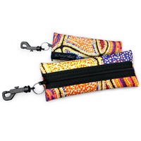 Bunabiri Aboriginal Art Neoprene Eyewear Case - Snake Dreaming