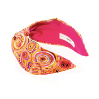 Ramindjeri Water Dreaming - Better World Aboriginal Art Organic Cotton Headband