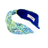 My Ngarrindjeri Country Dreaming - Better World Aboriginal Art Organic Cotton Headband