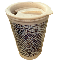 Pupini Jilamara Bamboo Lidded Travel Mug (227ml - 8oz) - Better World Art