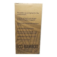 Hogarth Arts Eco Bamboo Reusable Travel Mug (430ml) - Grasslands