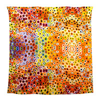 Utopia Aboriginal Art Bamboo Fabric Baby Swaddle/Blanket (120cm x 120cm) - Soakage