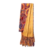 Koh Living Aboriginal Art Polyester Cashmere Scarf (70cm x 180cm) - Dry Waterholes