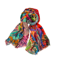 Koh Living Aboriginal Art Modal Scarf (172cm x 102cm) - Each of Us