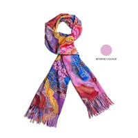 Koh Living Aboriginal Art Polyester Cashmere Scarf (70cm x 180cm) - Waterhole Dreaming