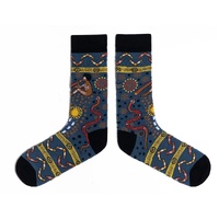 Spencer Flynn MEN'S Aboriginal Art Socks - Yidaki