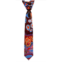 Better World Aboriginal Art Digital Print Boxed Polyester Tie - Seven Sisters