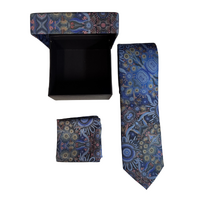 Chern'ee Sutton Aboriginal Art 2pce Polyester Tie Set - Lilly Pilly