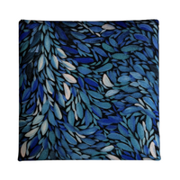 Bush Medicine Dreaming (Blue) - Louise Numina Aboriginal Art 2pce Polyester Tie Set