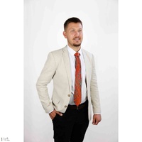 Saretta Art Men's SILK Tie (GIFTBOXED) - Kari Kari - Beginning Time