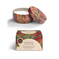 Koh Living Sandalwood & Wild Orange Soy Candle Tin (170g) - Pilbara Creeks