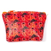 Chern'ee Sutton Leather Coin Purse/Keychain (12cm x 9cm) - Kangaroos