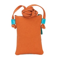 Tracks on Country - Nikki Dee Designs Genuine Leather/Copper Canvas Combination Shoulder Bag [13cm x 19cm]