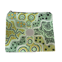 Nanda Girl Cotton Canvas Cosmetic/Utility Case (22cmx17cm) - Spring In The Murchison