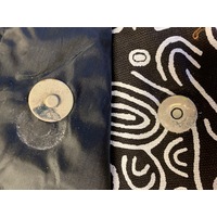 Yijan Aboriginal Art Passport Bag - Women 's Ceremonial Place (SECONDS)