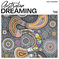 Australian Dreaming Aboriginal Art 2027 Calendar - Square