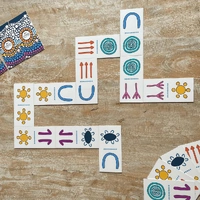 Wingaru Education Aboriginal Symbols Dominoes [28 pieces]