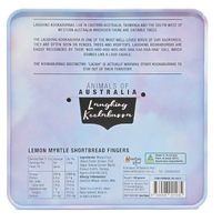 Banksia Red Animals of Australia - Kookaburra Tin (Lemon Myrtle Shortbread) 150g