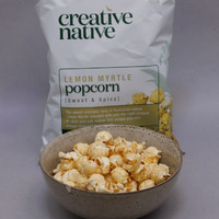 Creative Native Lemon Myrtle Popcorn (110g) Sweet & Spicy