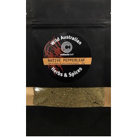 CLEARANCE -MOutback Chef Mountain Pepperleaf (ground) (10g) - Native Herb [DEC 2025]