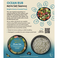 Ocean Rub Native Gourmet Finishing Salt [100g] - Thiliarra Bush Organics