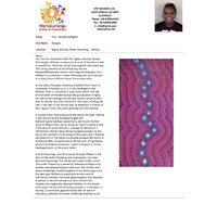 Jukurrpa Aboriginal Art Spectacle Frames - Water Dreaming (Mikanji)