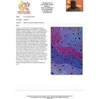 Jukurrpa Aboriginal Art Spectacle Frames - Budgerigar Dreaming