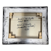 Original Aboriginal Art Painting Stretched Canvas (25cmx30cm) - Animals on Country After Rain