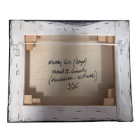 Original Aboriginal Art Painting Stretched Canvas (25cmx30cm) - Murray Cod (Gayu)