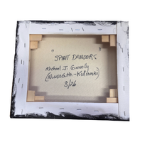 Original Aboriginal Art Painting Stretched Canvas (25cmx30cm) - Spirit Dancers