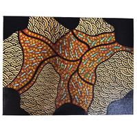 Original Aboriginal Art Stretched Canvas (40cm x 30cm) - Bush Medicine