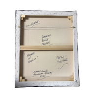 Original Aboriginal Art Painting Stretched Canvas (50cmx60cm) - Feathers of Country