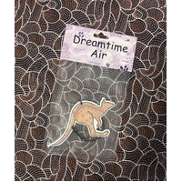 Dreamtime Air Aboriginal Art Air Freshener - Kangaroo Morning Sunrise (Citrus Scent)