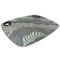 Utopia Aboriginal Art Bamboo Fibre Cheese Board/Platter - My Country