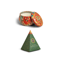 Aboriginal Art Xmas Merry Bush Berry Giftboxed Candle Tin  - The Gift