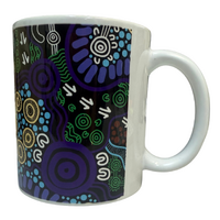 Hogarth Aboriginal Art China Mug - Tropical Journey