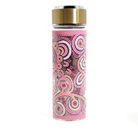 Celebration of Life - Thermo Double-Walled Glass Tea Infuser Flask (290ml)