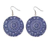 Windyigarn Aboriginal Arts Handmade Acrylic Earrings - Gulybi (2cms)