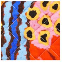 Better World Aboriginal Art Cotton Pot Holder - Family & Country